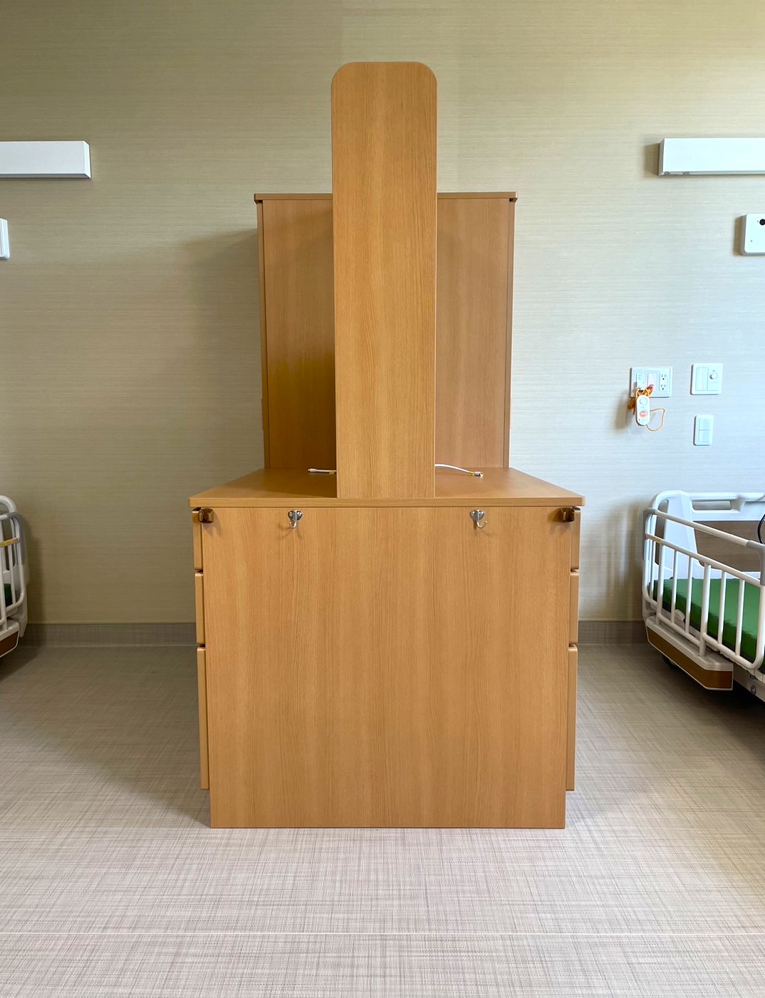 奥行が大きく収納力があります。