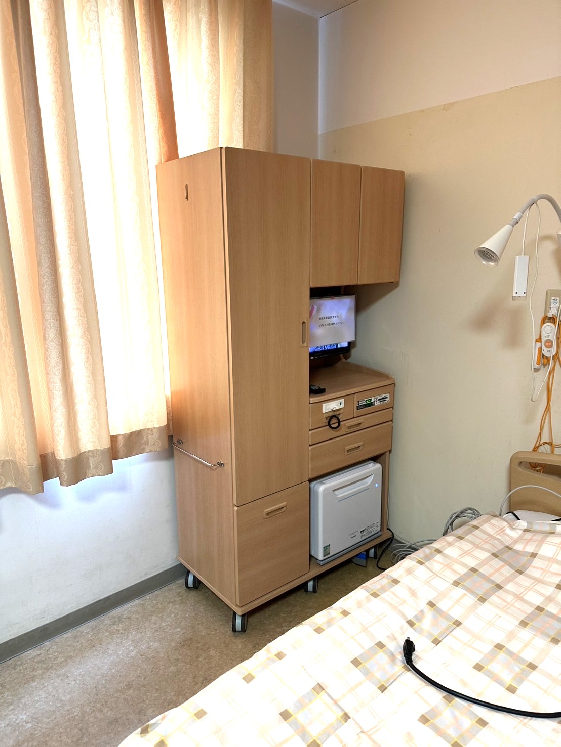 病室を和やかにします。